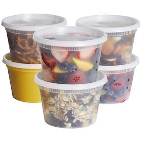 Storage Containers, 8oz-32oz, Bulk, 480 containers per case