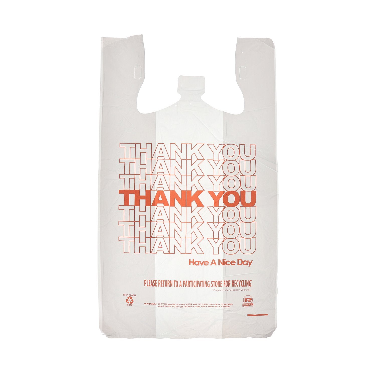 Take-Out Bags, Plastic, Bulk, 1,000 per case