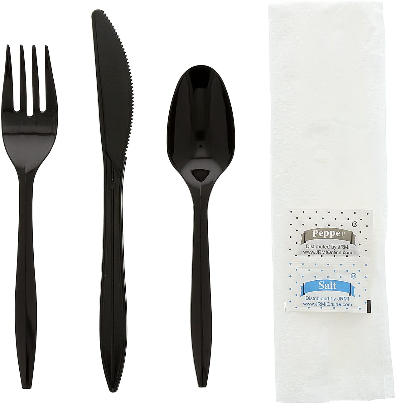 Cutlery, Plastic Meal Kit 6pc, Bulk, 250 sets per case