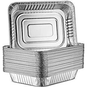 Foil Pans, Aluminum, Bulk, 50 - 100 pans per case