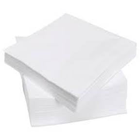 Napkins, Beverage, White, Bulk, 4,000 napkins per case