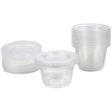 Take-Out Souffle Sauce Cups, Clear, Bulk, 2,500ct