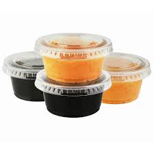 Take-Out Souffle Sauce Cups, Clear, Bulk, 2,500ct